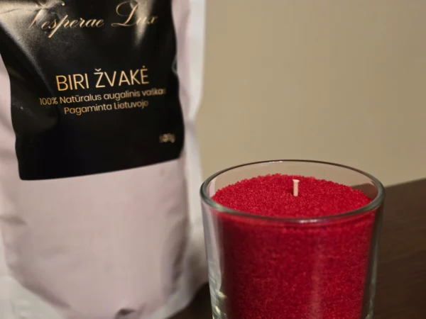 Kvepianti zvake Red Citrus Crystal Pearls indelyje | Žvakių perlai